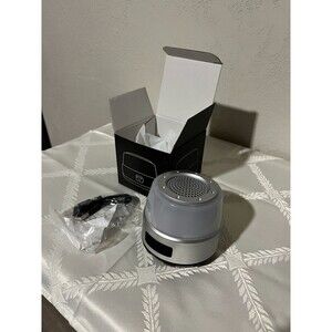 Wireless Portable Bluetooth Speaker with RGB LED Light and USB Charging Cable -
